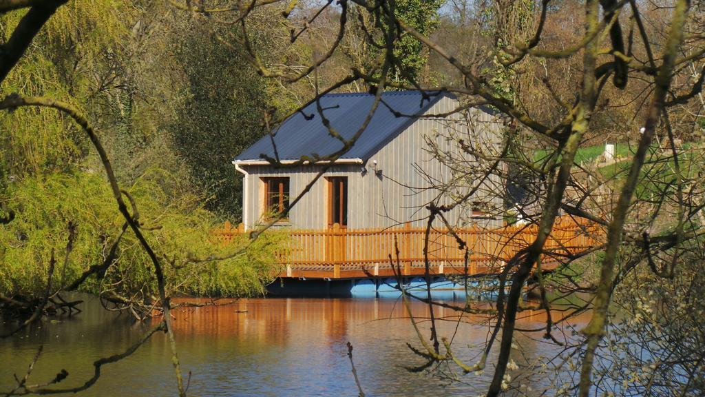 Cabanes Flottantes Et Gites Au Fil De L'Eau Colleville Exterior foto